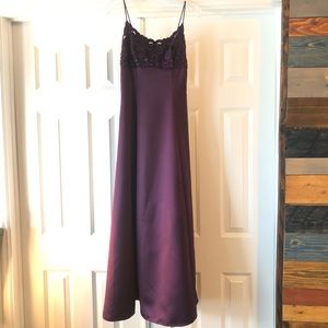 Purple Sequin Dress